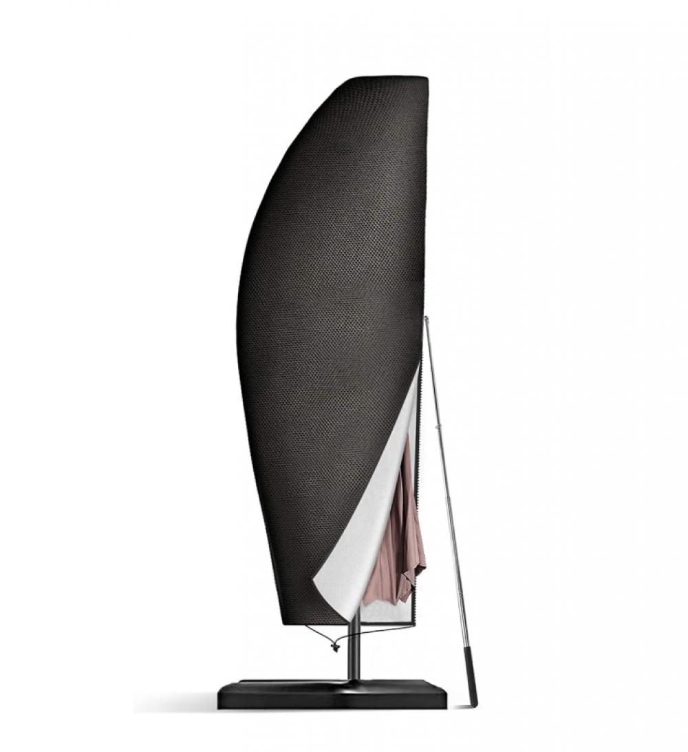 Pokrowiec na parasol Cantilever (265 x 40/70/50 cm), Oxford, wiatroodporny, odporny na promieniowanie UV, odporny na rozdarcia, z zamkiem błyskaw