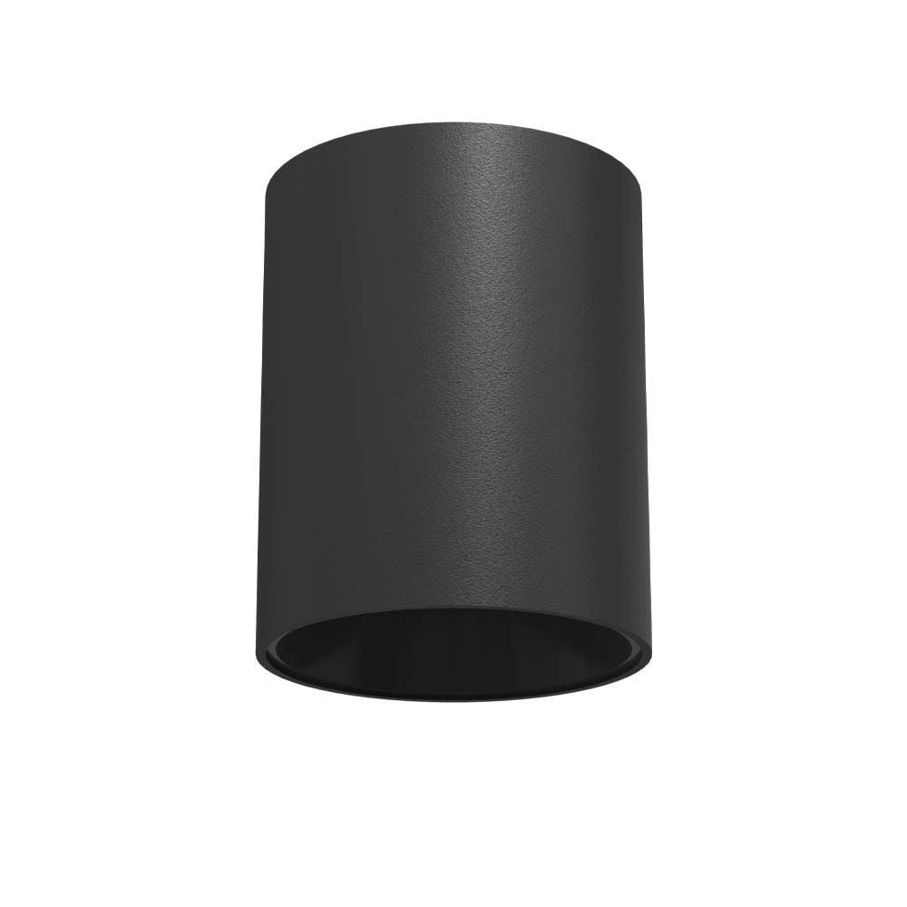 Reflektor sufitowy spot natynkowy Point okrągły czarny 1xGU10x10W wym: 11,5 x 8 x 8 cm metal Brosline