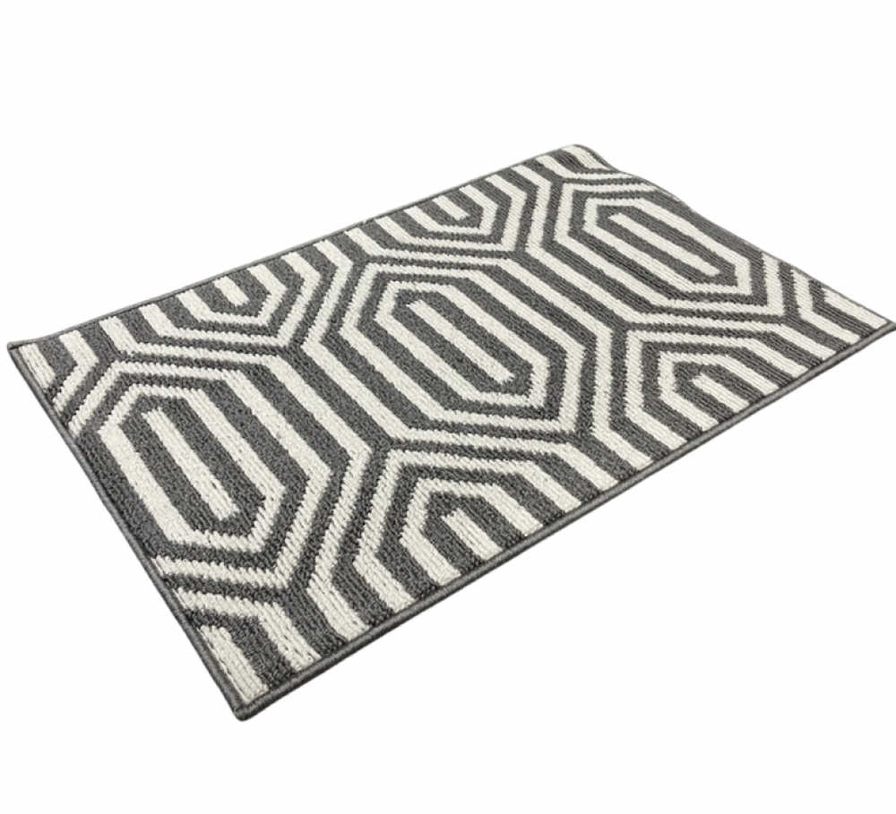Felpudo Gris Claro Para La Puerta De Entrada 60 X 180 Gris | Leroy Merlin