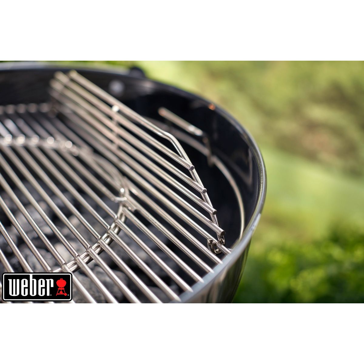Grille barbecue WEBER de cuisson Gourmet en acier inox 57 cm - 2