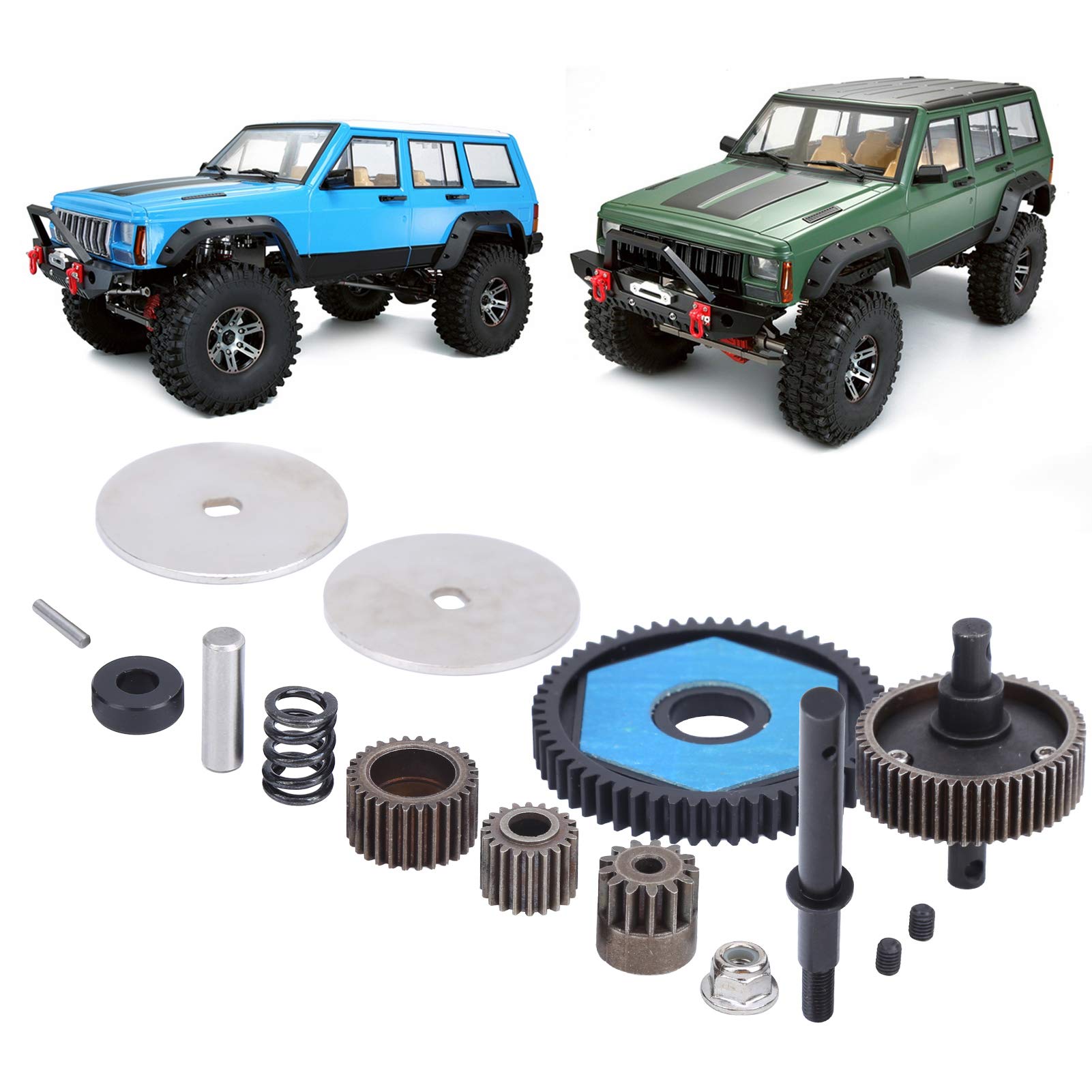 Kit 7 Ingranaggi Metallo Per Auto RC Absima Sherpa 1/10