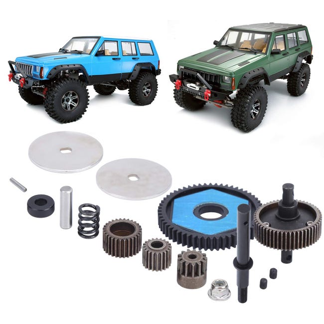 Kit 7 Ingranaggi Metallo Per Auto RC Absima Sherpa 1/10 Kit 7 Ingranaggi Metallo Per Auto RC Absima Sherpa 1/10