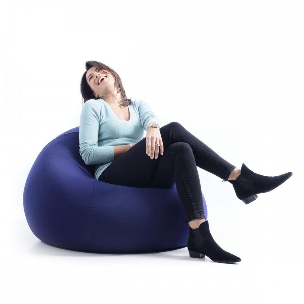 Fauteuil Mousse Vie Marine Moderne Bleu 51x33x43 Cm - Dès 18 Mois, Déhoussable, Conçu En France