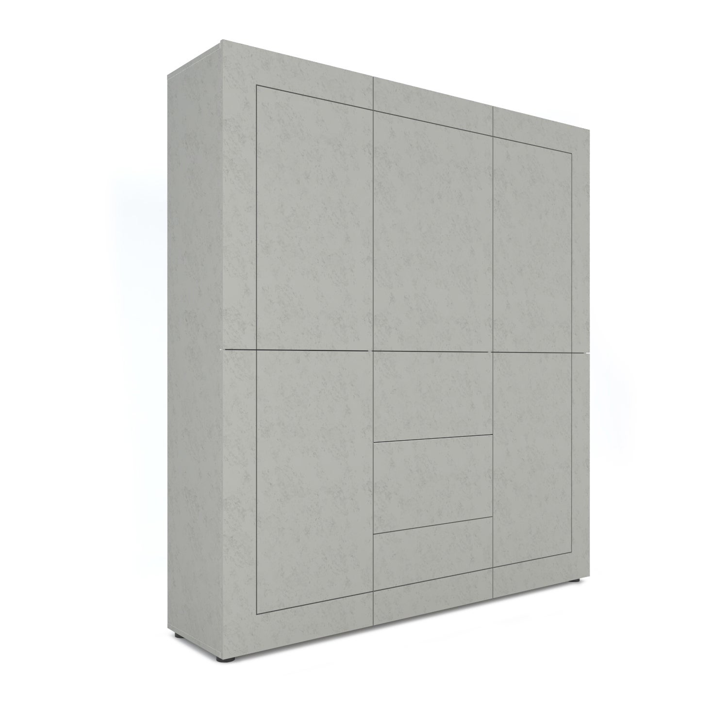 Komoda Elios Cashmere 5-drzwiowa/3-szufladowa wysoka 150x35x165 cm