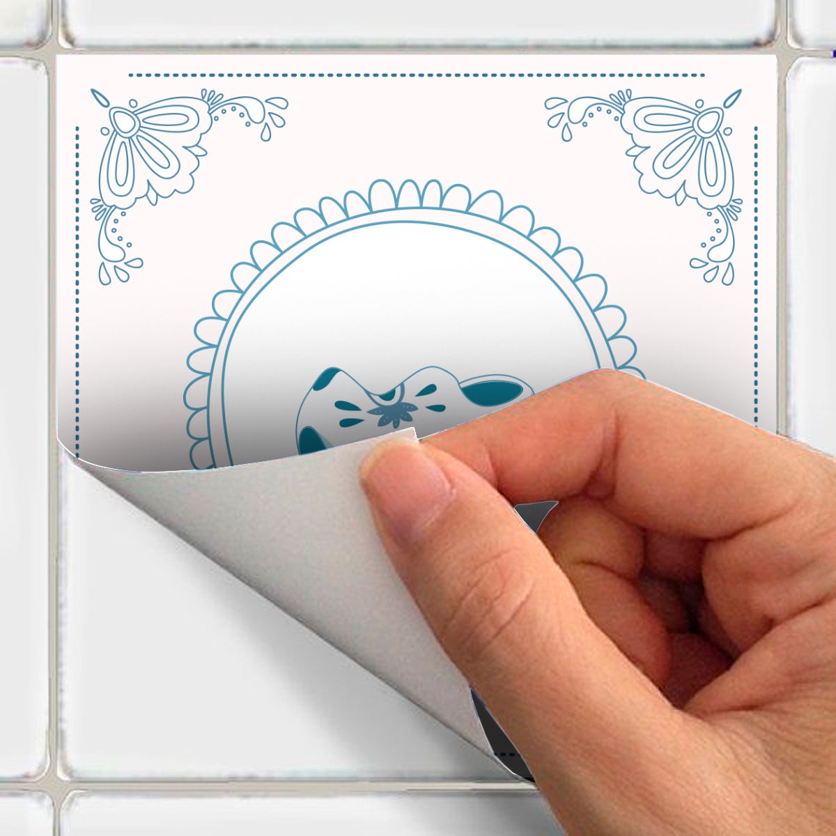 9 adesivo piastrelle delft Schiedam - Sticker adesivo - adesivi murali - 9stickers15x15cm - 5