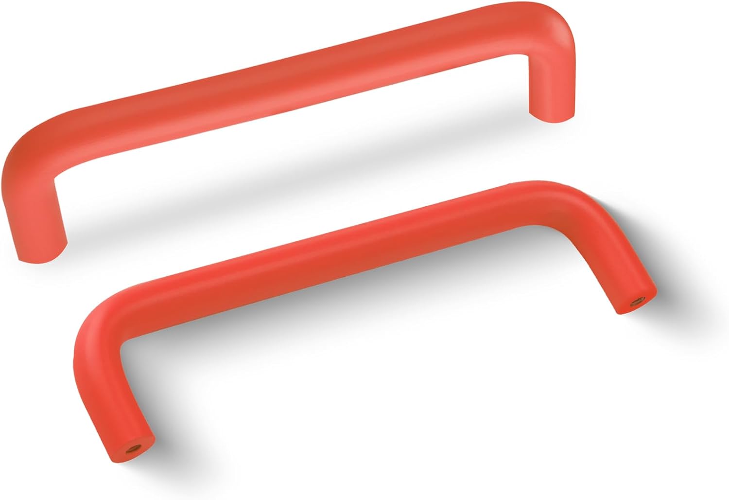 4 sztuki aluminiowych uchwytów meblowych 96 mm, uchwytów do drzwiczek szafki ze śrubami, gałki do szuflad do szafek kuchennych, pomarańczowy