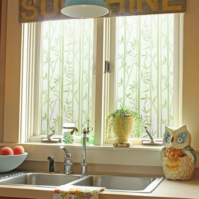 Pellicola per vetri per la privacy, opaca, resistente ai raggi UV, elettrostatica, senza colla, per casa, ufficio, bagno e camera da letto, 40 x 200 c | Leroy Merlin