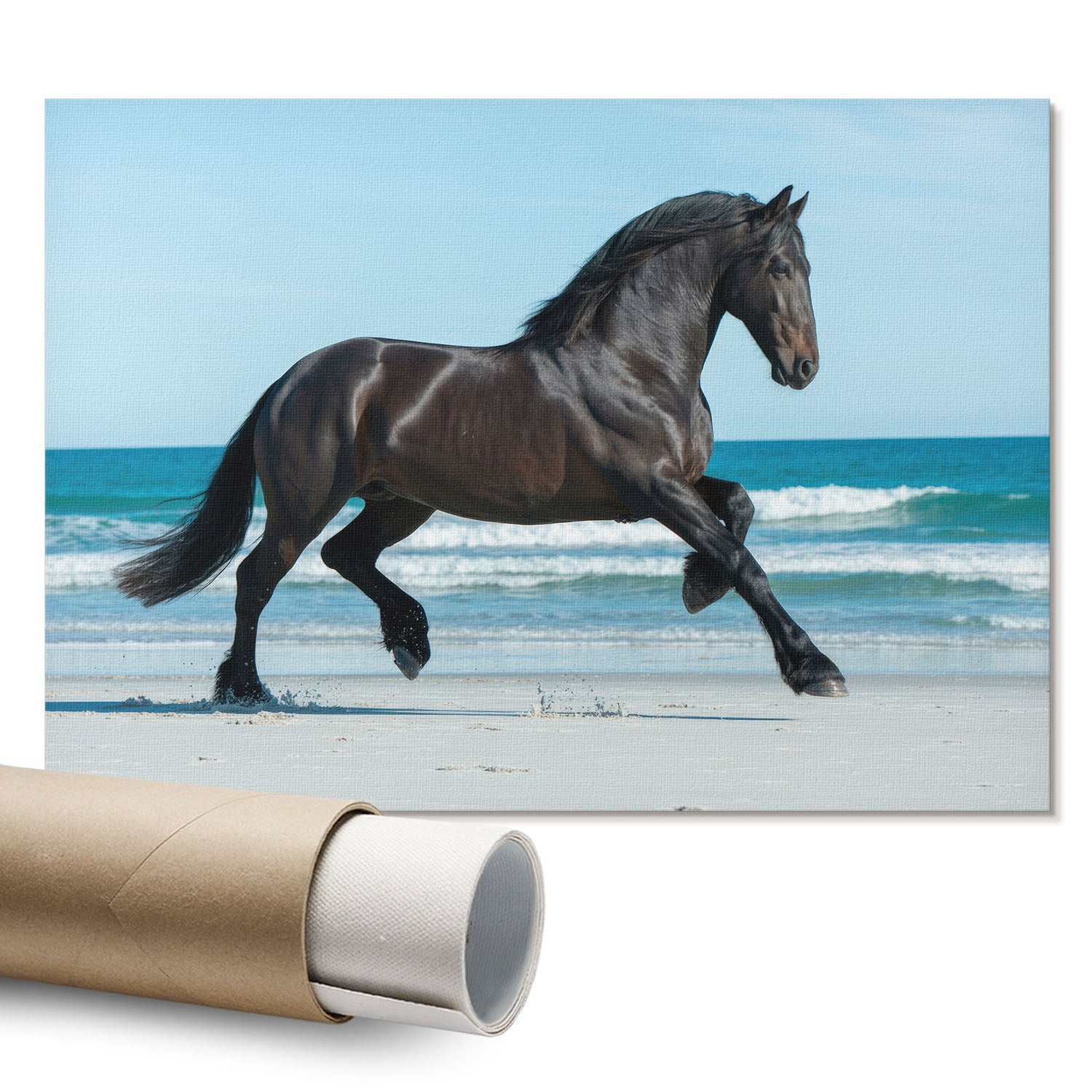 Affiche de style classique 42x29,7 Cheval au galop - Papaya ...