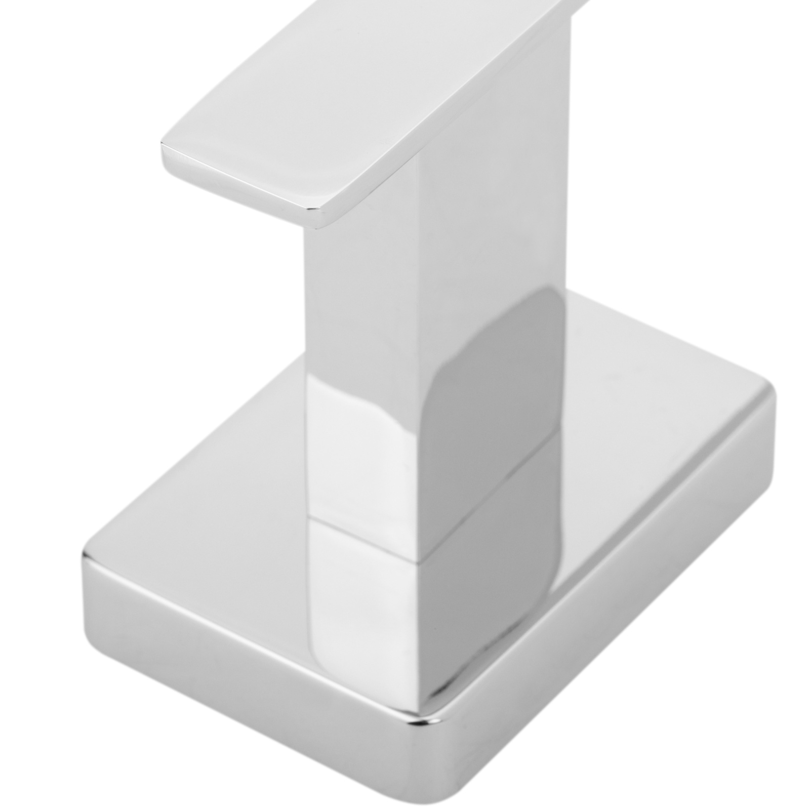 Barra cromata portasciugamani per accessori da bagno 35 cm - 4