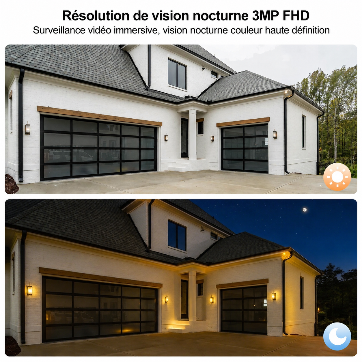 2K Caméra Surveillance WiFi Extérieur sans Fil Solaire, 3MP Camera Exterieure avec Lumens Projecteur, Vision Nocturne Couleur,ANRAN - 11