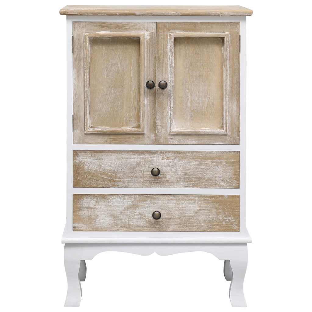 Armario - vestidor moderno de madera blanca 50x30x80 cm