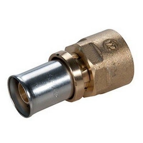 Lot De 10 Adaptateurs NPT Femelle à Sertir Pex 3/4” X 1” – Laiton Sans Plomb, Droit