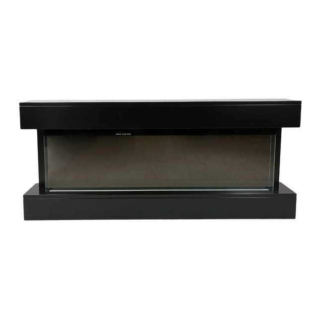 Tempo Style - ALARO PLUS | Cheminée électrique murale et encastrable 750W/1500W Poêle ventilé à faible puissance, (Noir, 128cm)