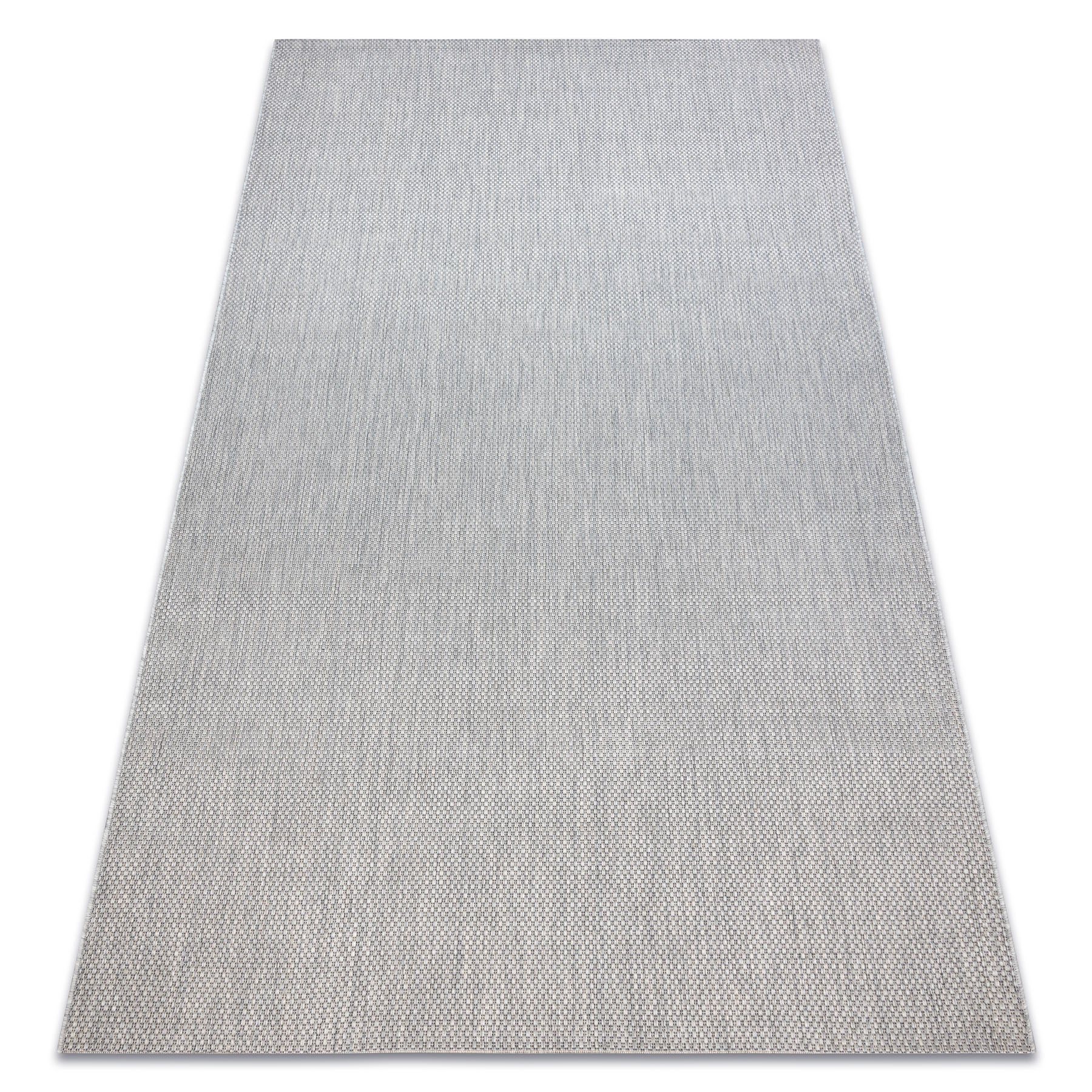 Dywan SZNURKOWY SIZAL FLAT 48663/037 srebrny GŁADKI 140x200 cm