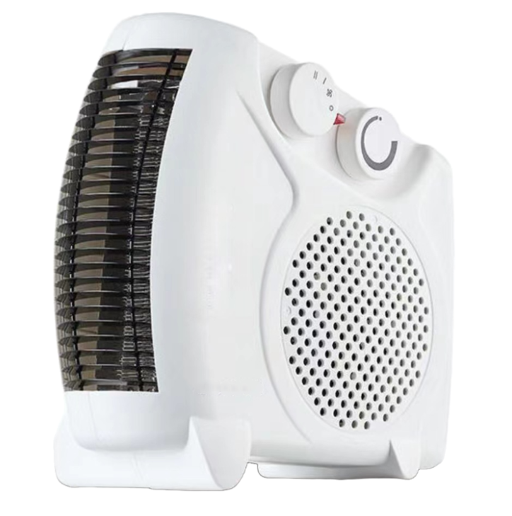 Niskoenergetyczny grzejnik elektryczny z podwójną warstwą, biały, z wentylatorem, regulowanym termostatem, pokrywa powierzchnię 20 m², biały