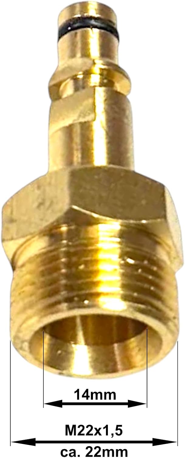 Adaptador Quick-Click para mangueras de alta presión con rosca interior ...