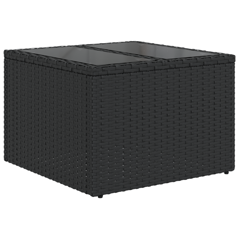 Conjunto de Sofás de Jardim Modular de 6 Peças com Almofadas Confortáveis em Rattan Sintético - 5