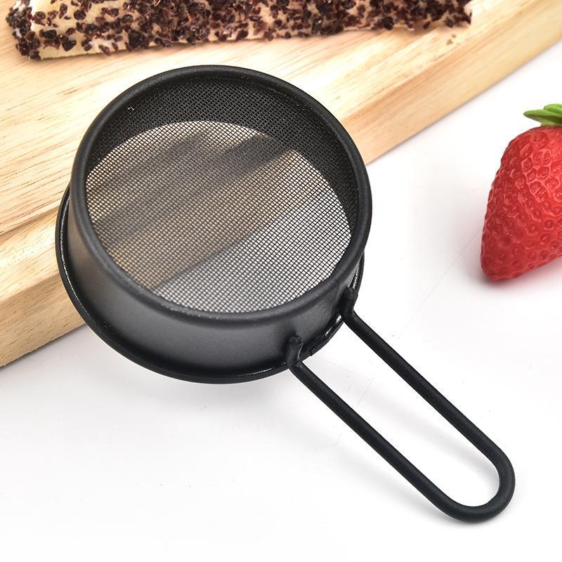 Set Colino A Maglia Fine In Acciaio Inox: Schiumarola E Setaccio Da Cucina, Due Misure S E M, Per Filtrare E Scremare, Manico Comodo - 3