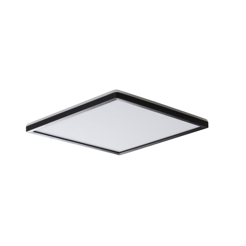 Plafon kwadratowy LED AZPO 17,5W 3000/4000/6000K 1800lm tworzywo sztuczne czarno-biały wym:2,9x30x30cm IP54 Miledo
