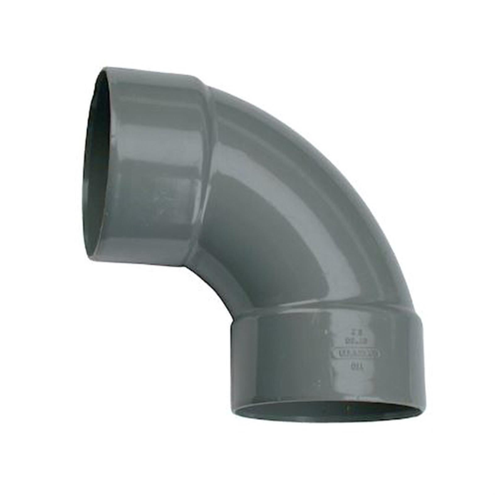 Coude PVC double Femelle 87°30 D40 WAVIN 3026055 - 2