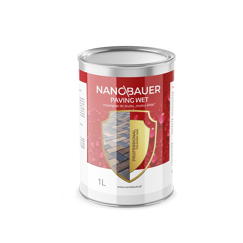 Skuteczny Płyn Impregnat do kostki brukowej bruku z mokrym efektem 1L / 6m²