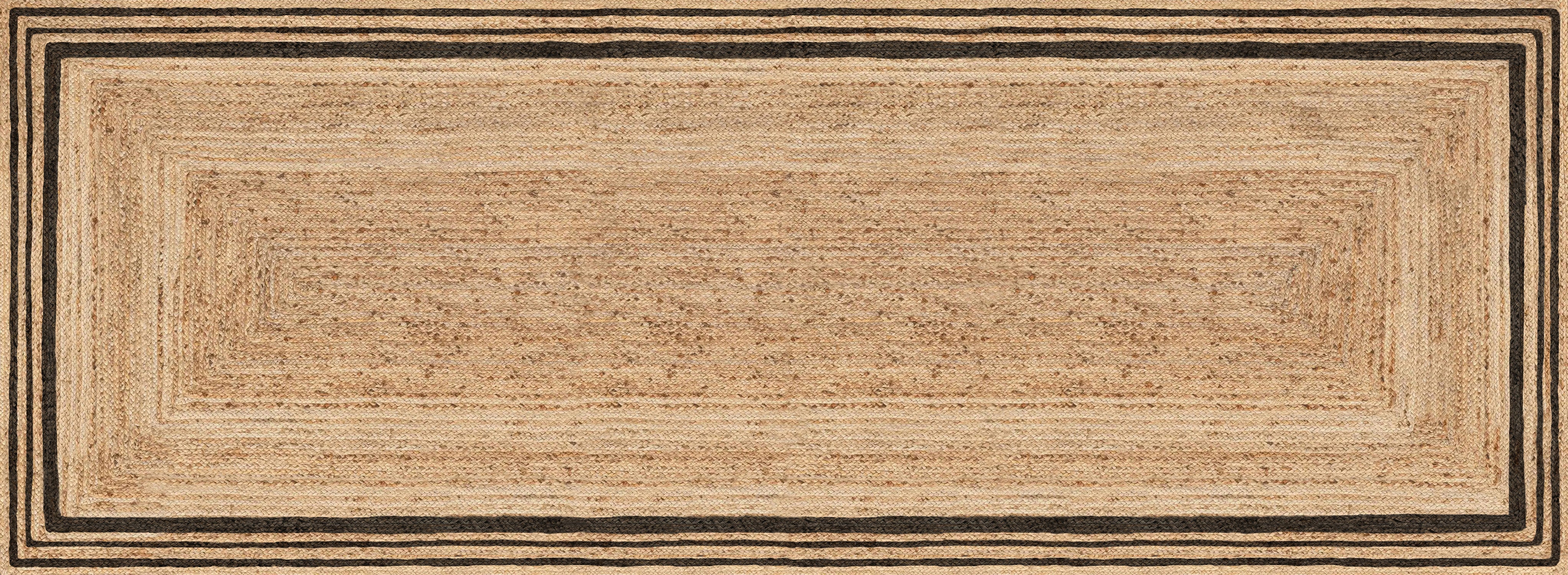 Dywan z PVC do wnętrz i na zewnątrz Carthago Black 66x180 cm - Winyl drukowany, antypoślizgowy, zmywalny, odporny — na taras i do domu.