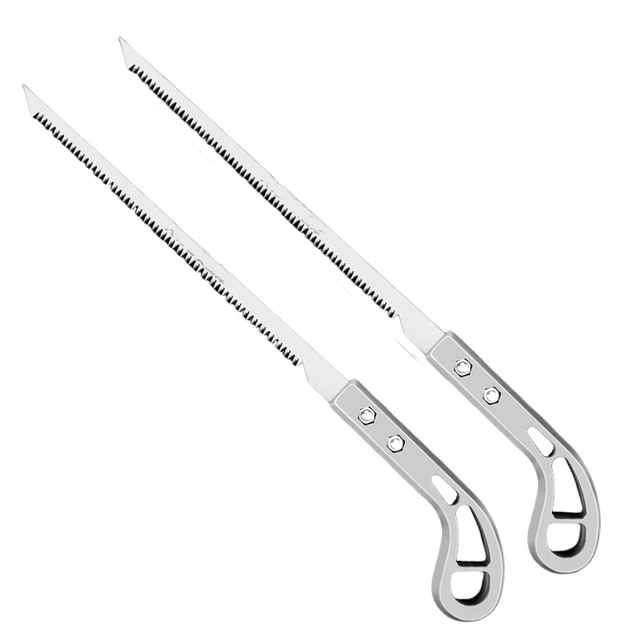 Lame de scie à ruban pour viande - Acier inoxydable - 124 po x 5/8 po x 0,022 po x 3 TPI - Paquet de 4 | Lames à viande