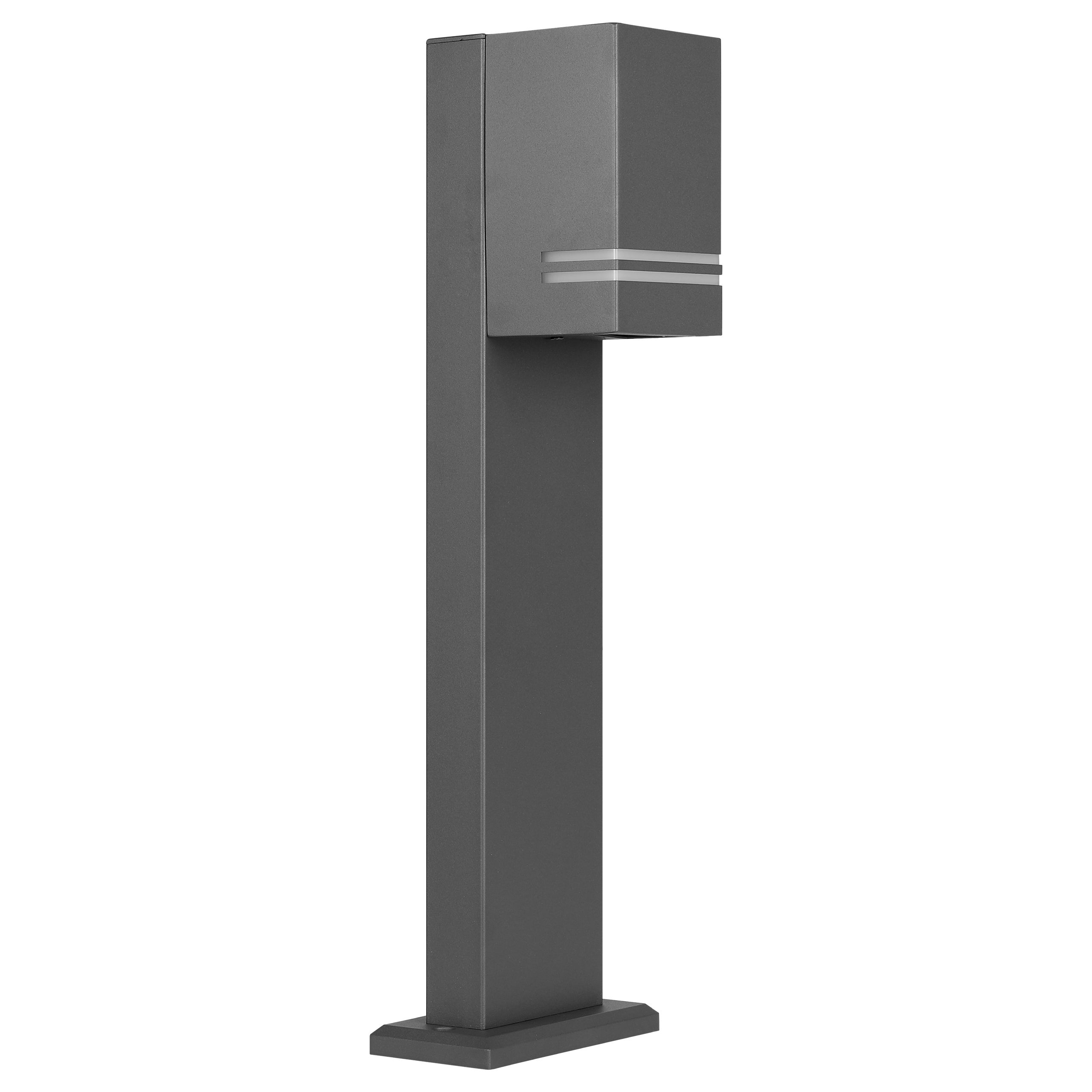 Lampa ogrodowa GU10 LED Nela 49cm IP44 słupek stojąca zewnętrzna czarna MasterLED