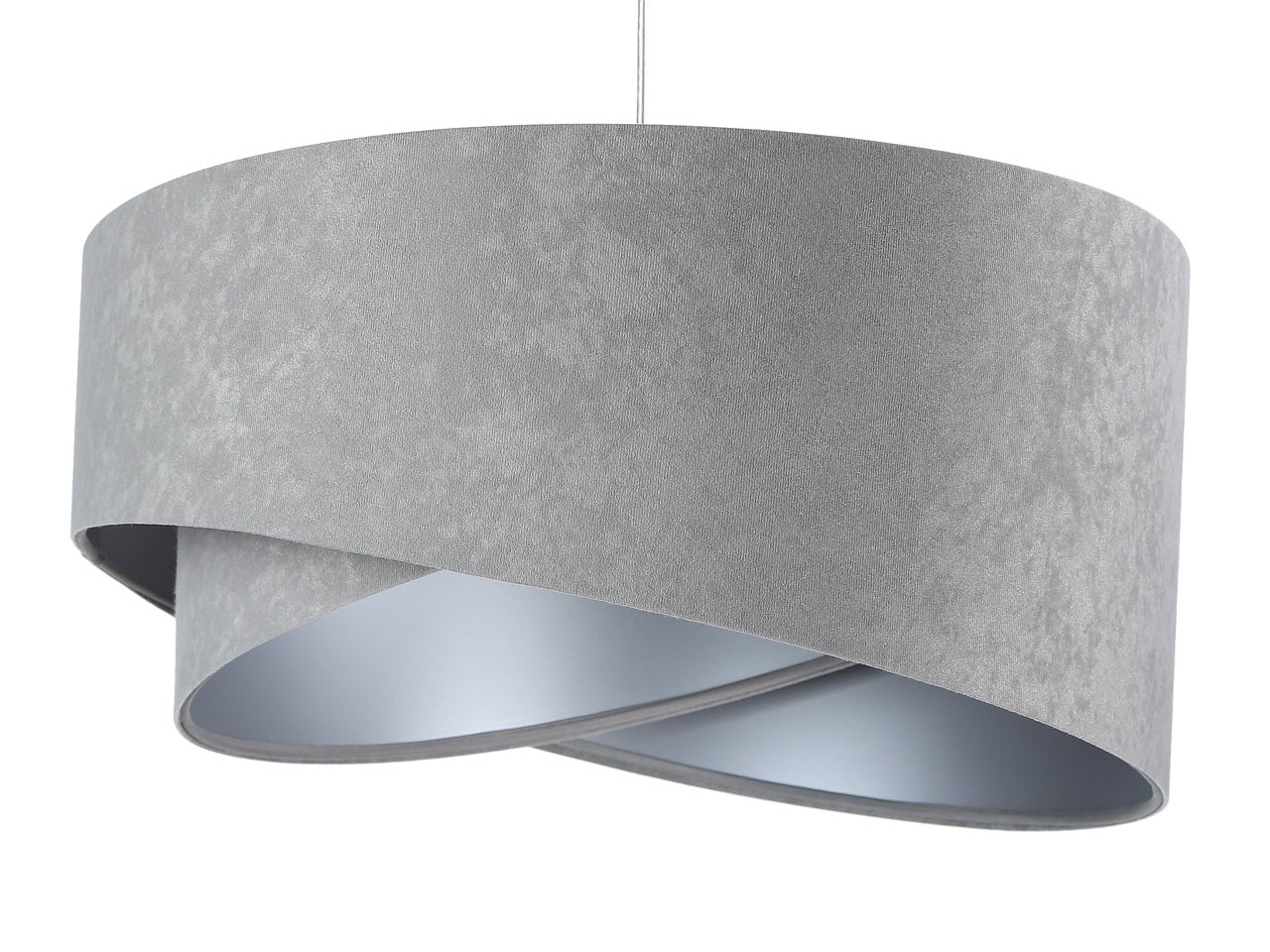 Lampa wisząca GEMSTONE szara/srebrna