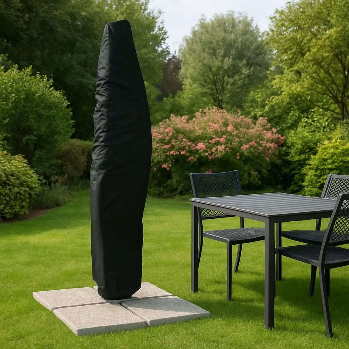 Housse universelle pour parasols déportés de jardin - 2