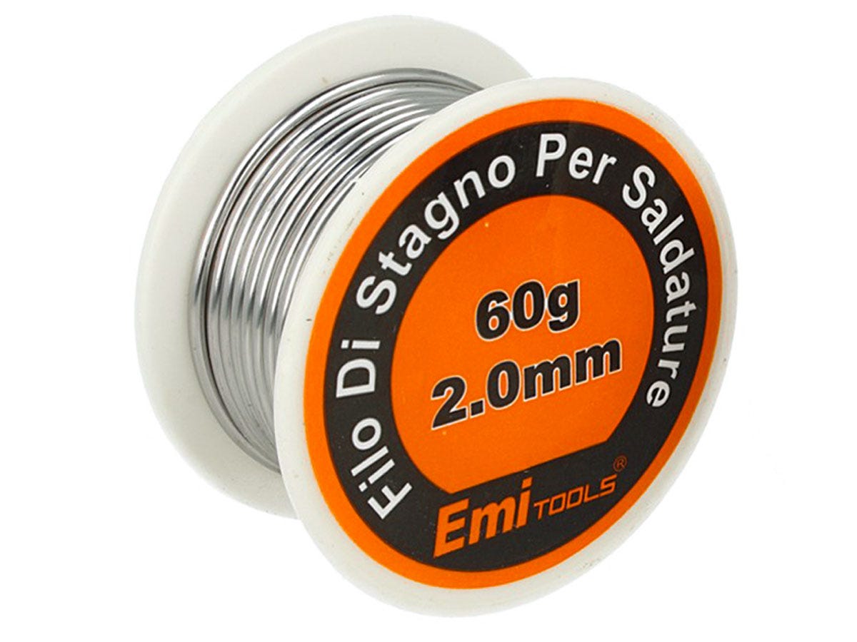 Stagno Per Saldature - Bobina Da 60g, 2mm, Senza Piombo, Punto Fusione 217°C, Per Elettronica E Hobby - Foto 4