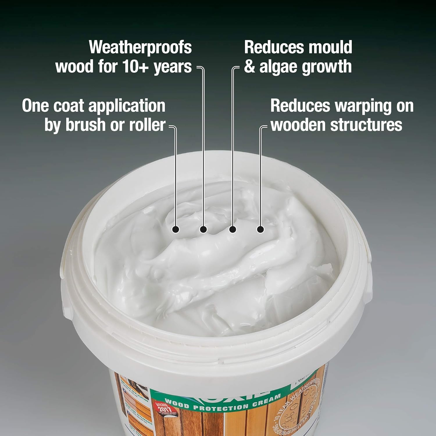 Hydrofuge bois extérieur Roxil - 1 L - protection imperméable jusqu’à 10 ans - 7