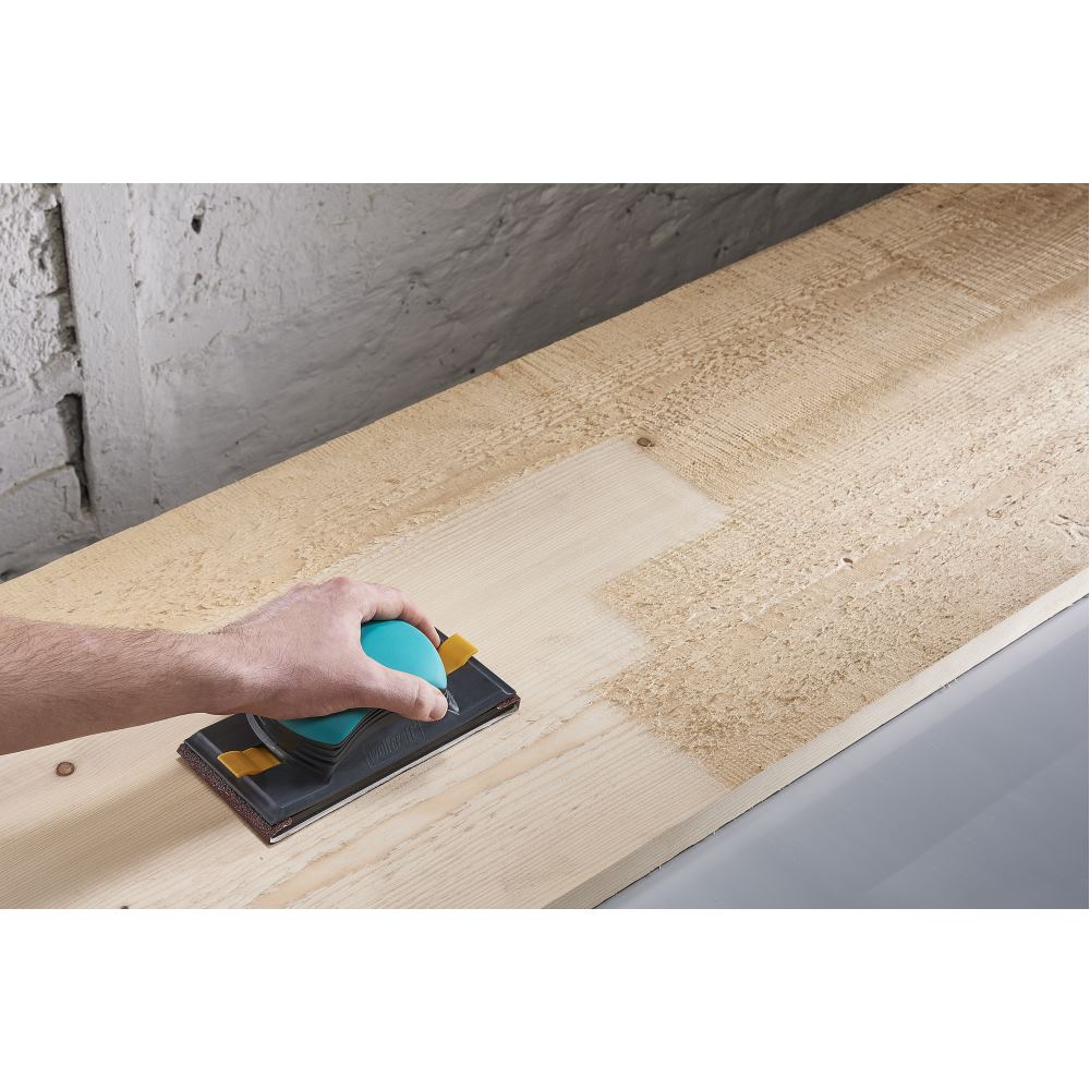 WOLFCRAFT 5890000 - Lijador universal 2K-Plus para tiras abrasivas 93 x 230 mm y rollo de papel de lija de 93 mm - 3