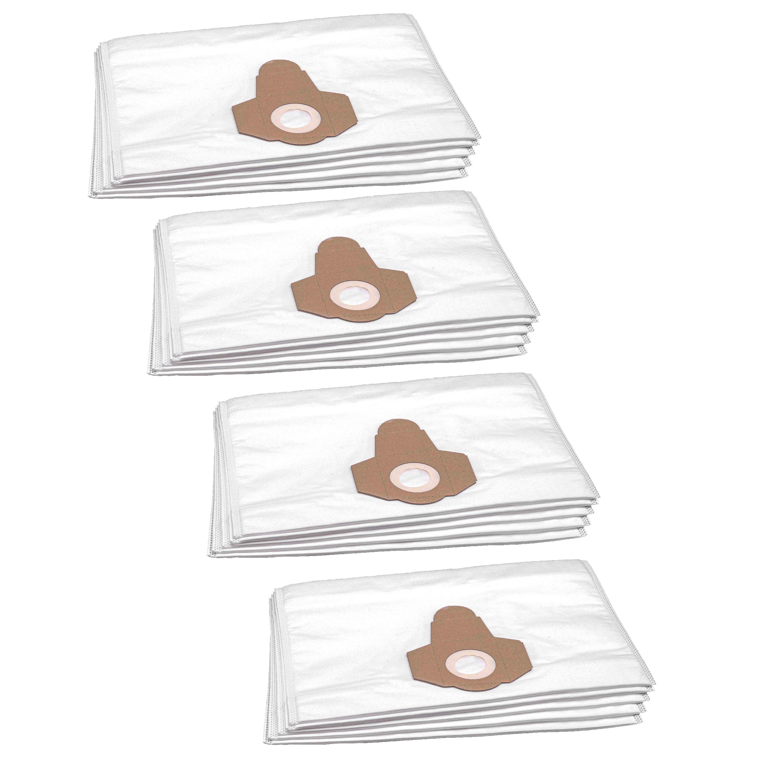 vhbw 20x Sacs compatible avec Electrolux DL 14 / DL14, Drybin, Drytec 20, E 26 / E26 aspirateur - microfibres non tissées, 45cm x 30cm - 3