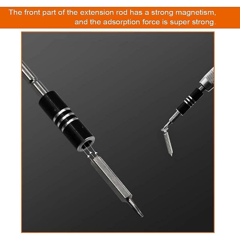 Tournevis Précision Kit,32-in-1 Mini Kit de Tournevis Clés Allen Outils de Réparation pour iphone Portable Laptop Montre Bijoux Jouets Lunettes - 3