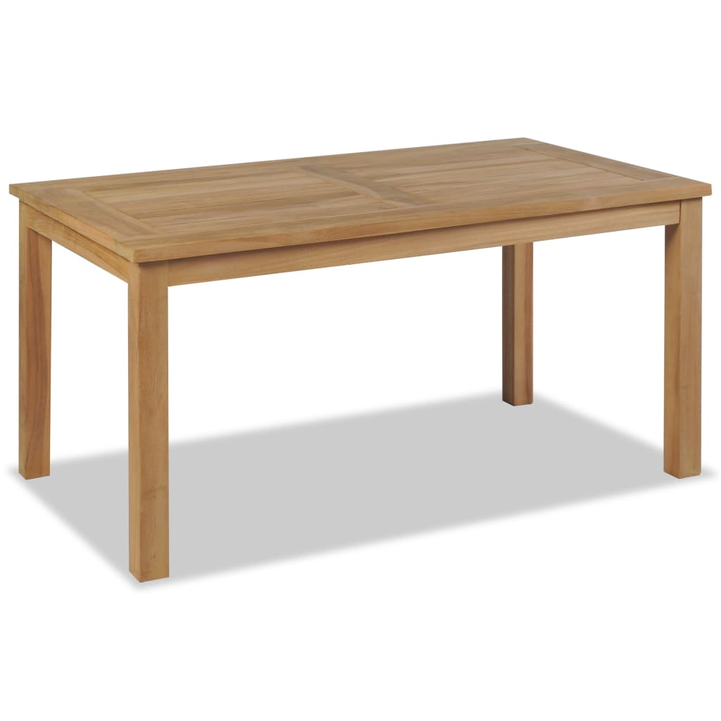 Stolik kawowy z drewna tekowego, 90x50x45 cm