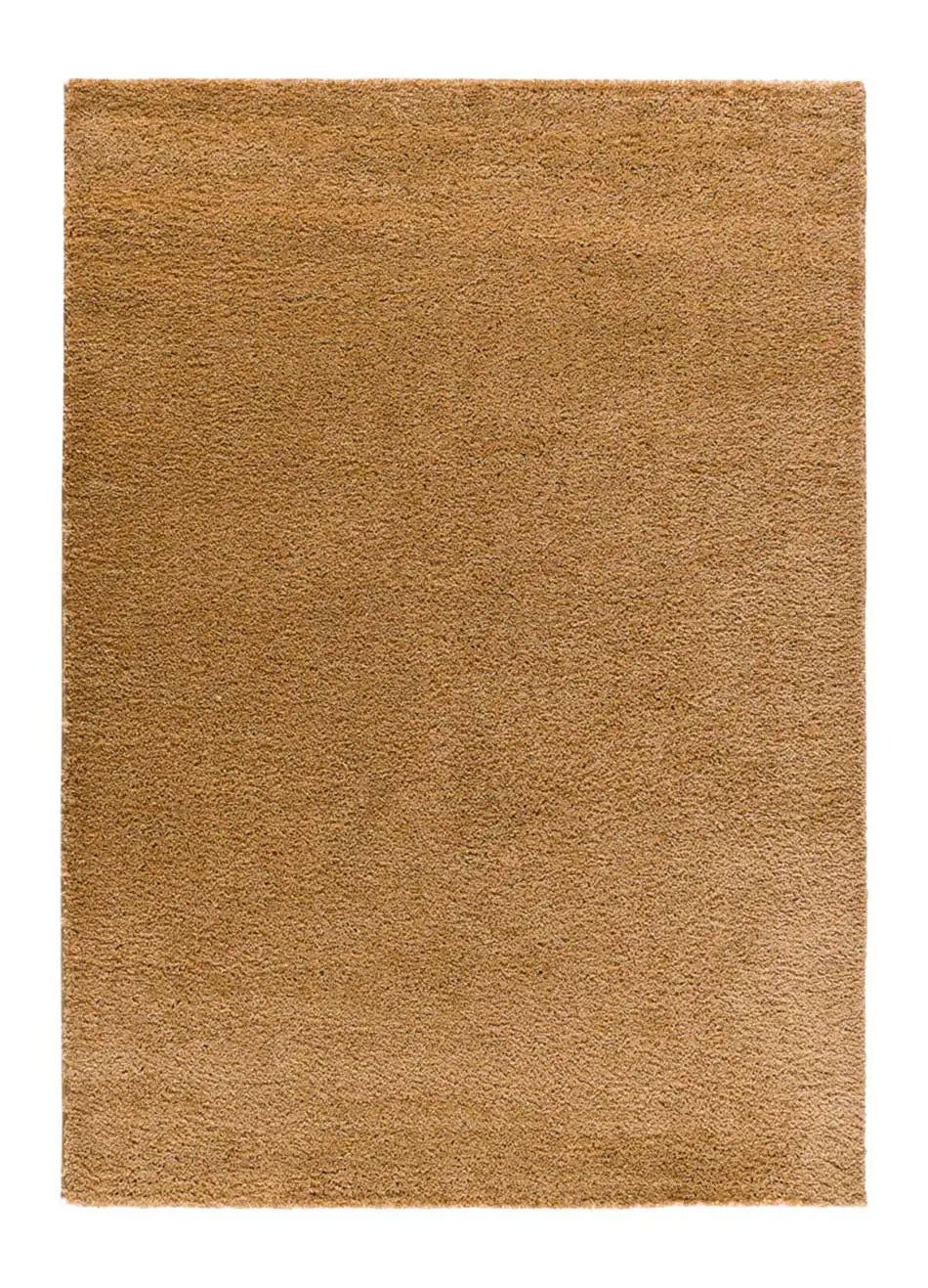 Tapete interior castanho retangular 60 x 120 cm ATLAS shaggy liso - ATTICGO - 2