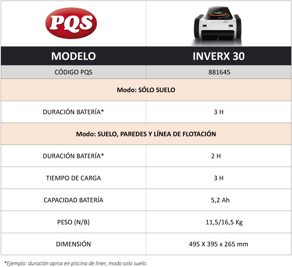 Robot à batterie Fairland INVERX 60 - 7