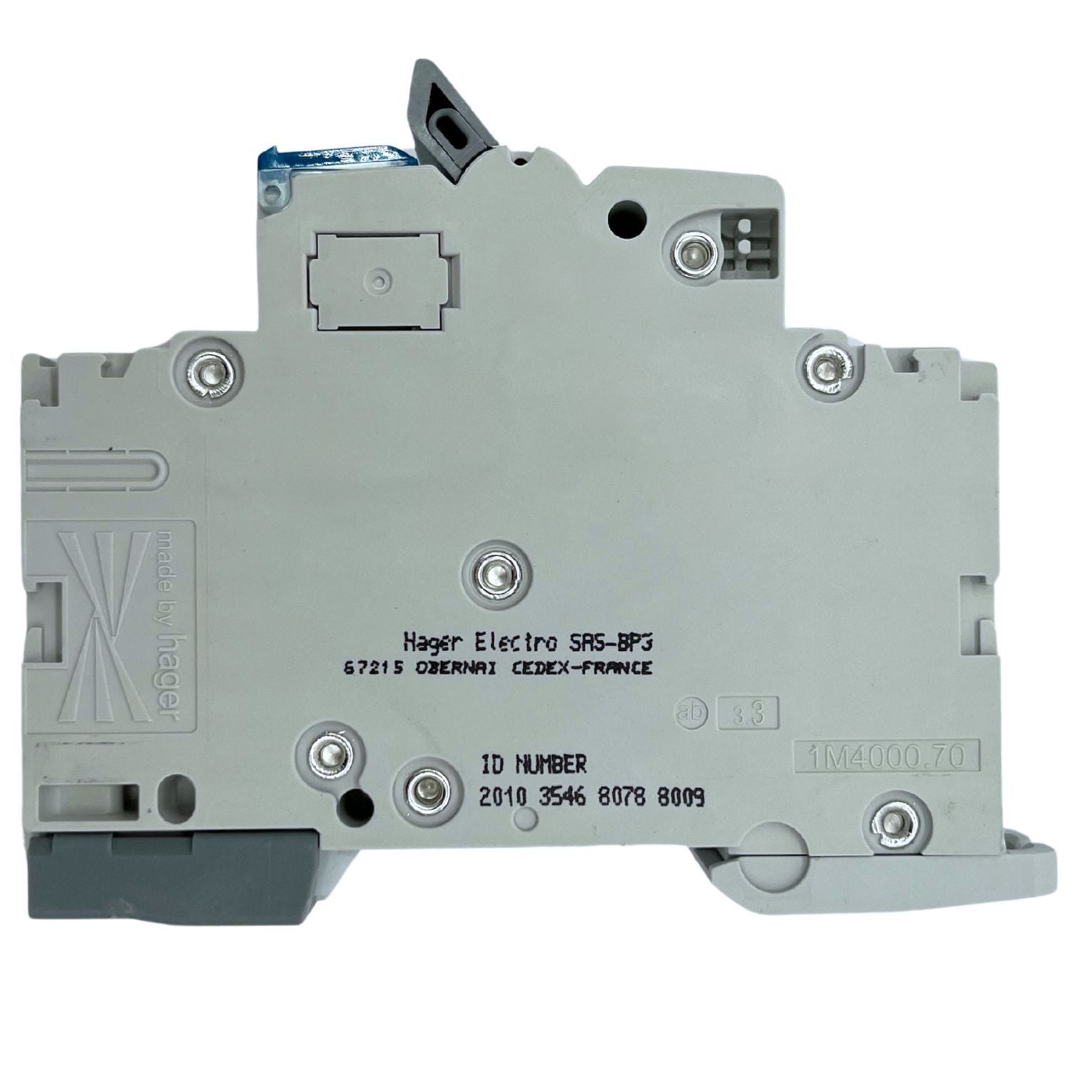 Hager - Disjoncteur 63A 2P courbe C 6-10kA 230V - NFN263 - 5
