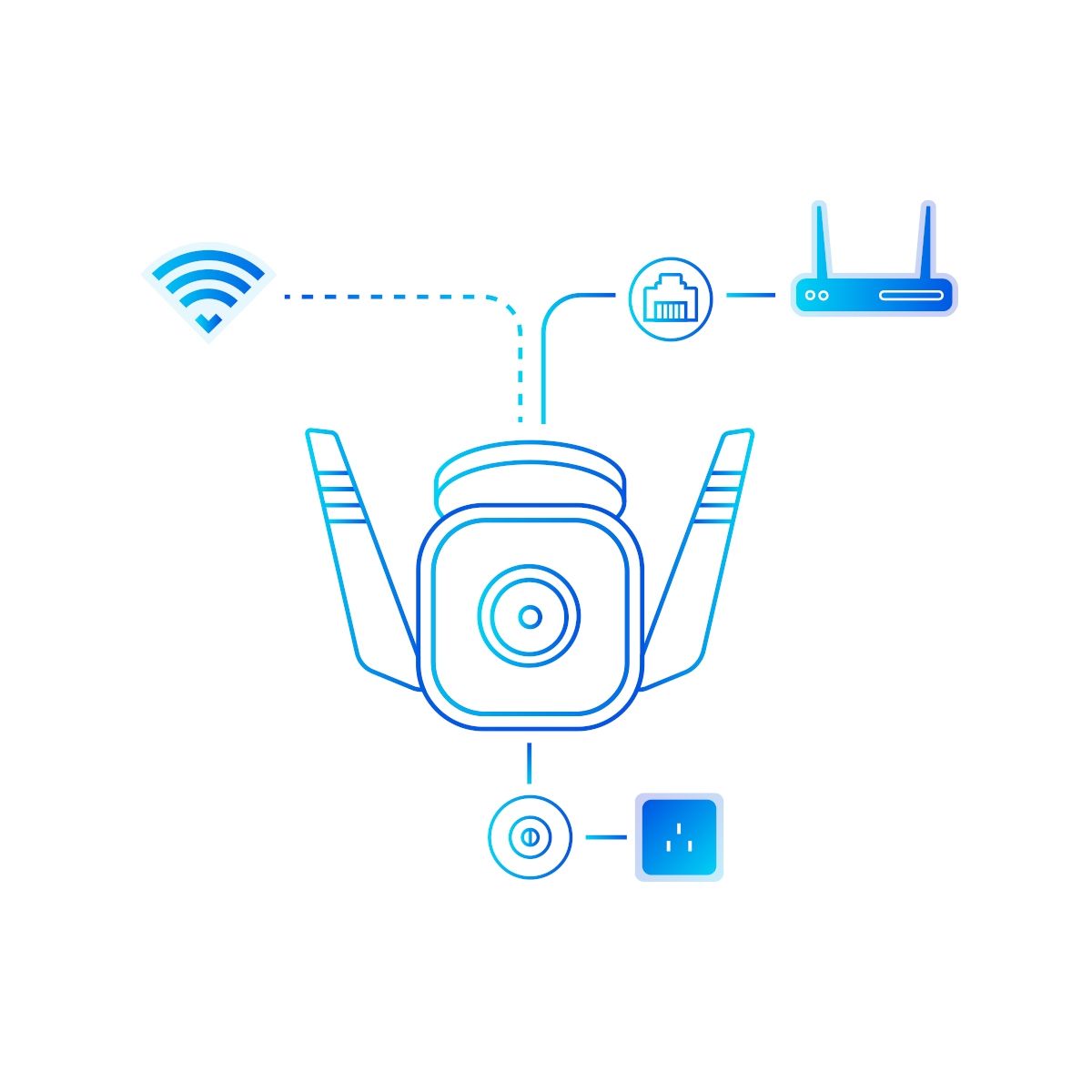 Caméra de surveillance TP-LINK Wifi Tapo C310 2K 3MP - 4