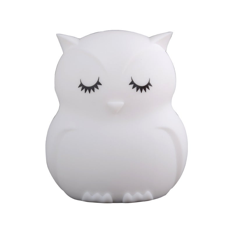Kolorowa lampka nocna dla dzieci, dotykowa lampka nocna LED, 9 kolorów ładowanych przez USB, lampka silikonowa, lampka nocna, nastrojowe światło