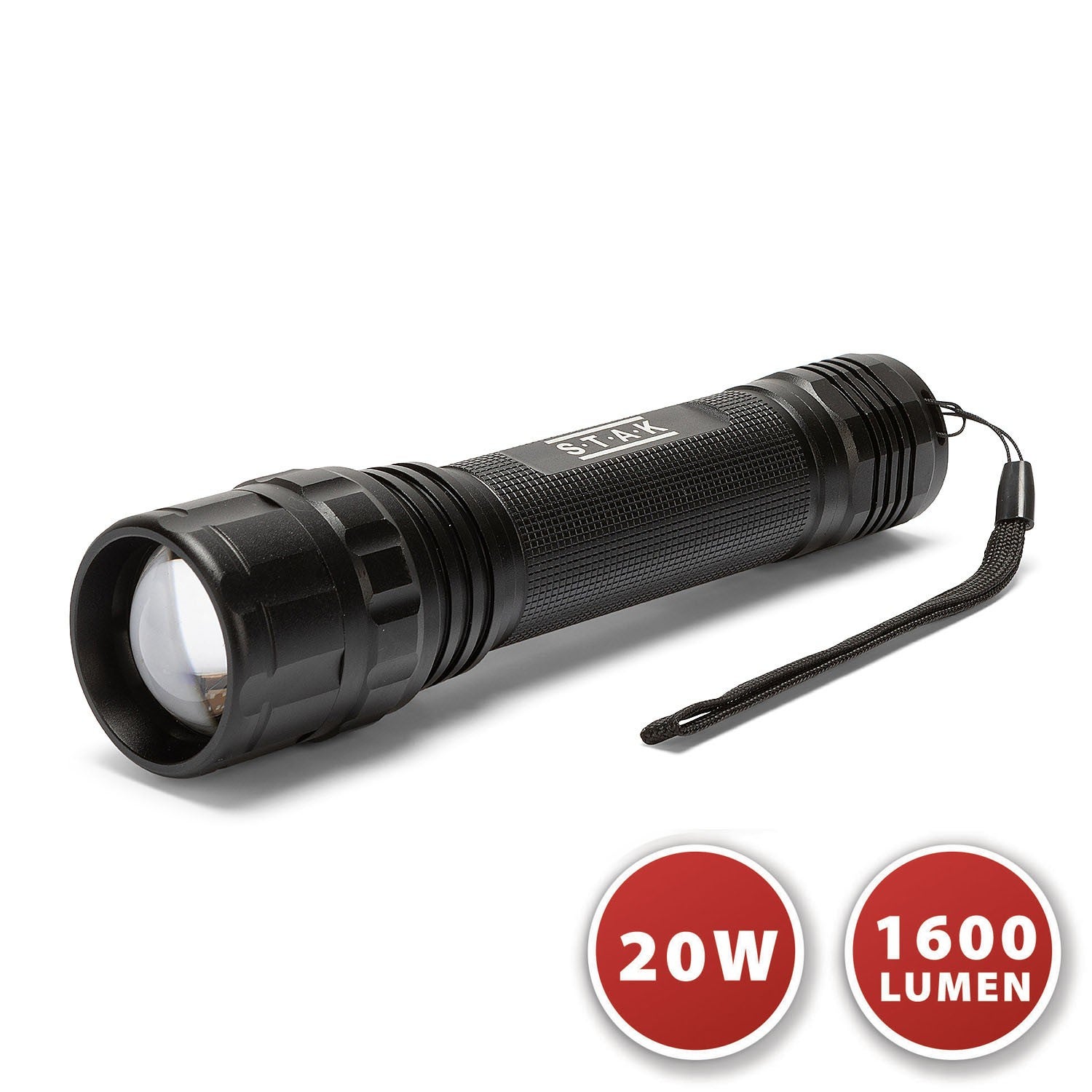 TIGER: torche LED CREE avec zoom (6AA non fournies) 1600 lumen - 7