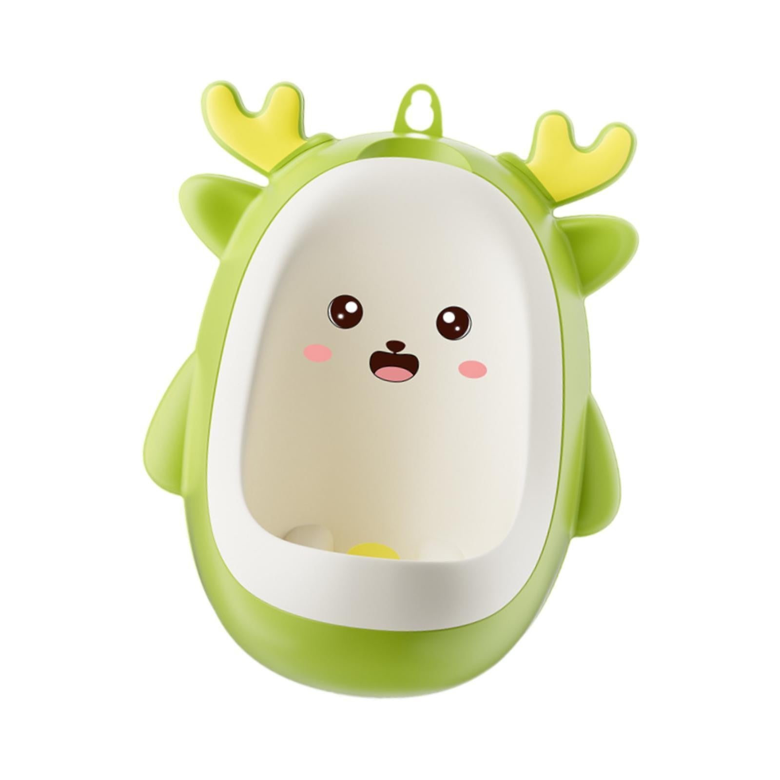 Pisoar pentru copii Flippy, cerb, verde, montare pe perete