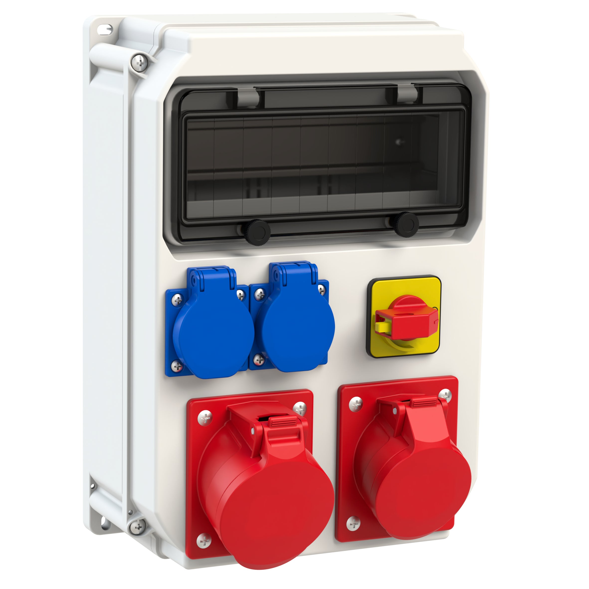 Rozdzielnica Budowlana Erbetka IP54 z Wyłącznikiem 32A 16A 400V 2x230V PCE