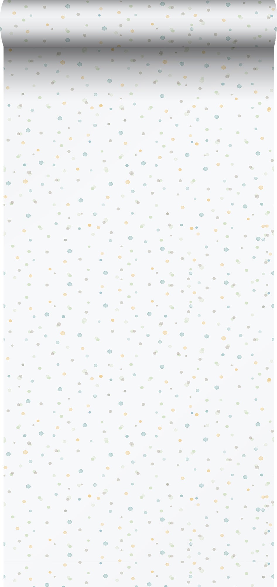 Tapeta kropki niebieskim,zielonymIbiałym - 53 cm x 10.05 m - SANDERS &amp; SANDERS