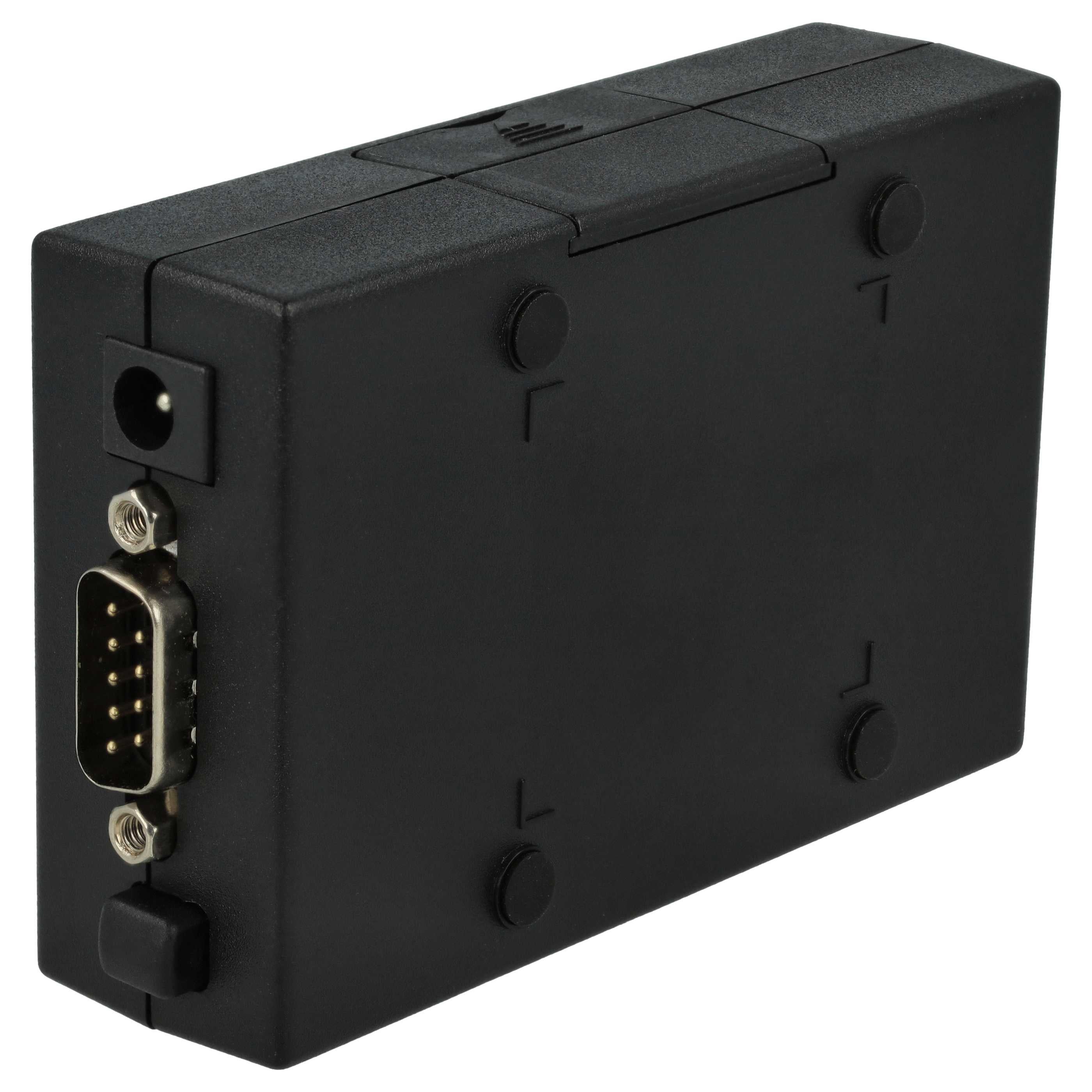 vhbw Boîtier RIB compatible avec Motorola GM300, GM1200E, GM350, GM340, GM1200, GM360, GM380 - Adaptateur de programmation incl. câble RS232 noir - 3