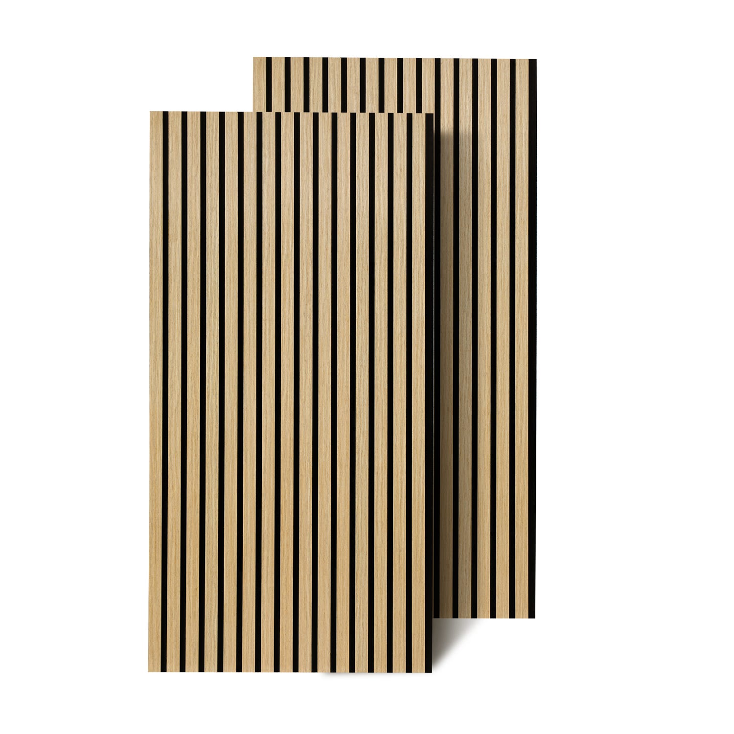 Lot 2 Panneaux Muraux Acoustiques en Bois - 240x60cm- 3.12 m² - Chêne Lot 2 Panneaux Muraux Acoustiques en Bois - 240x60cm- 3.12 m² - Chêne