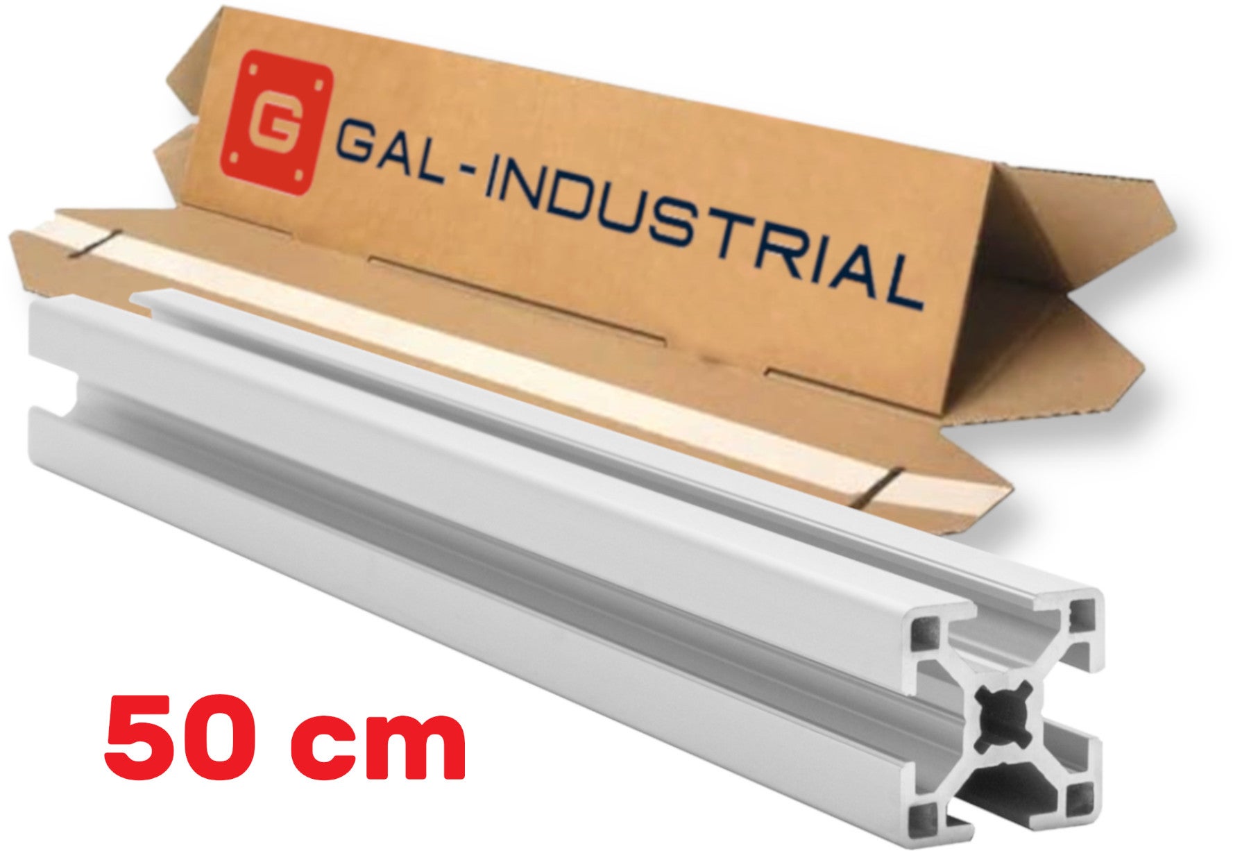 PROFIL KONSTRUKCYJNY ALUMINIOWY 30x30 [8] R 50cm + Cięcie na wymiar