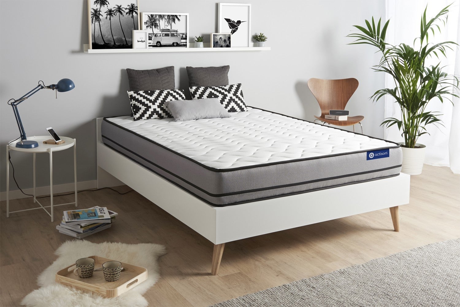 Utopia Bedding Housse de Matelas Imperméable 90 x 190 x 30 cm avec Fermeture Éclair, Premium