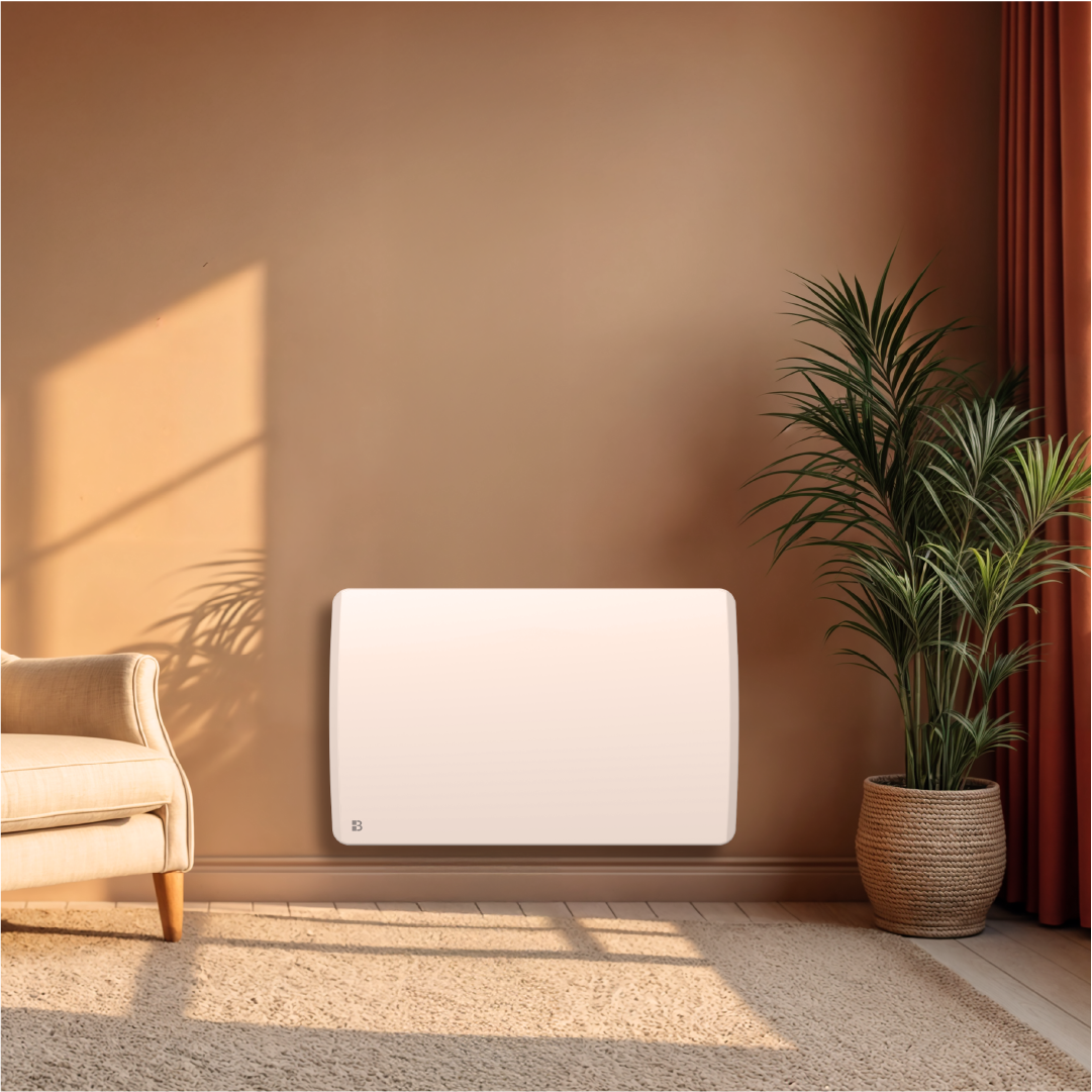 Radiador eléctrico fijo con cerámica de inercia seca Bestherm ARIA